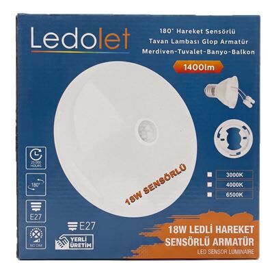 PANTHER LEOLET 18W SENSÖRLÜ UFO LAMBA
