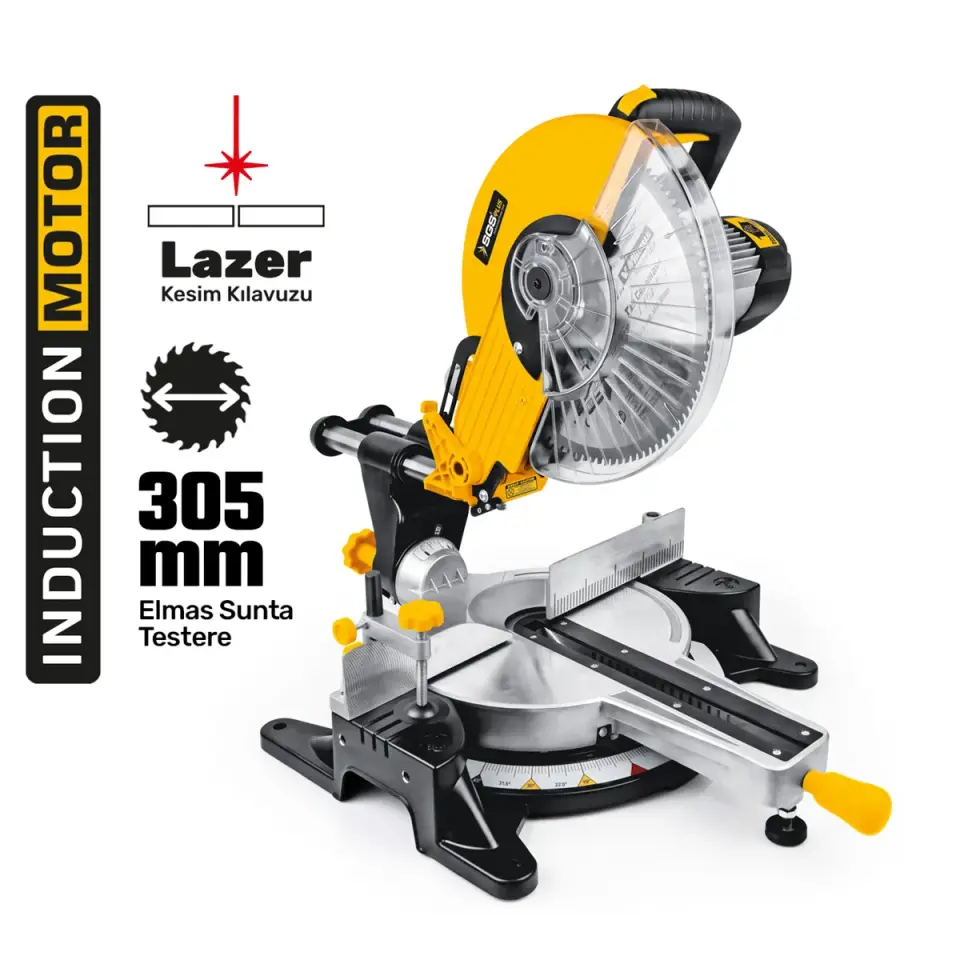 SGS5585 RADYALI GÖNYE KESME TESTERE 1200 WATT 305MM