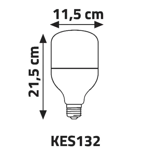 KES132 40W TORCH LED AMPUL BEYAZ