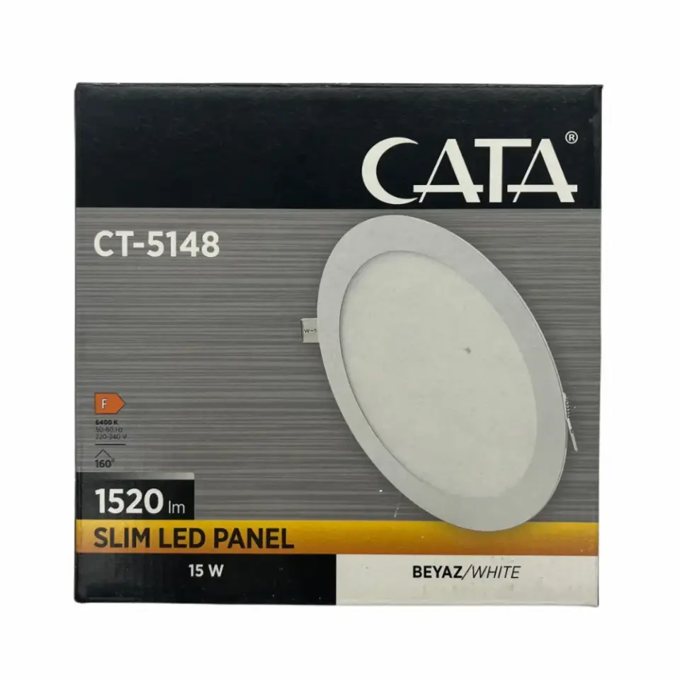 558550 CATA CT-5148B 15W SLİM PANEL(BEYAZ)