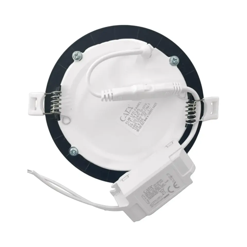 CATA CT-5125B 6W SLİM PANEL SİYAH KASA 6400K BEYAZ