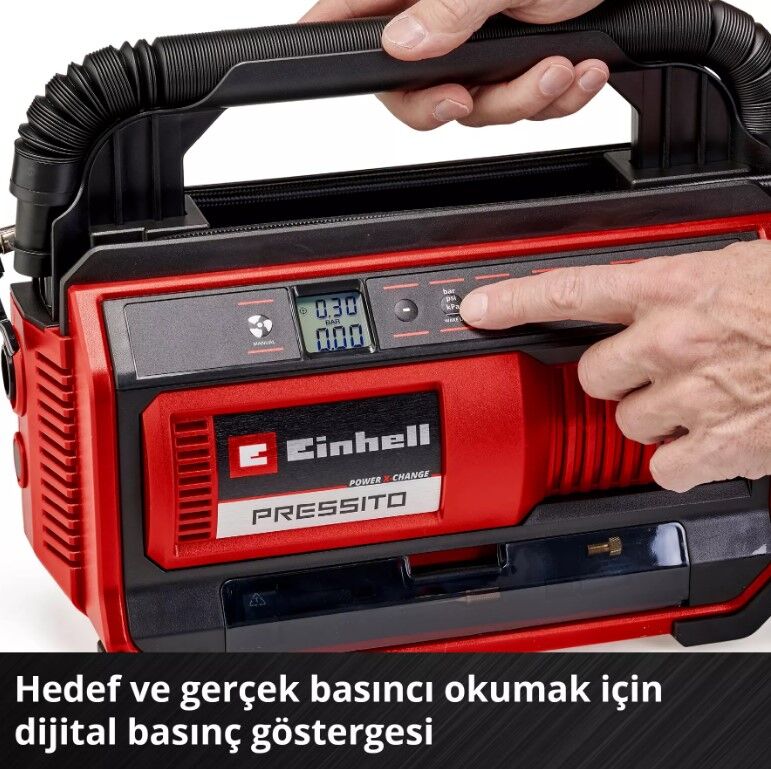 EİNHEL 4020420 PRESSITO 18/25 AKÜLÜ KOMPRESÖR