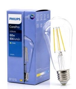PHILIPS ST 64 60W COREPRO LEDBULP7W LED AMPUL 2700K