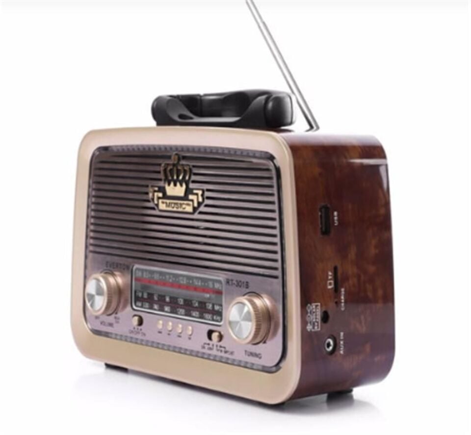EVERTON RT-301 BLUETOOTH UAB-SD-FM NOSTALJİK RADYO