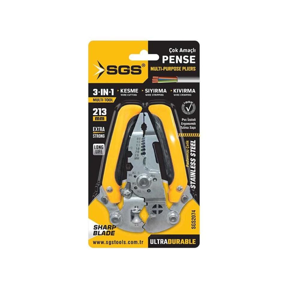 SGS2074 ÇOK AMAÇLI ELEKTRİKLİ PENSE 3 IN 1