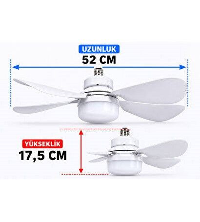 KES473 40WE27 VANTİLATÖRLÜ LED AMPUL