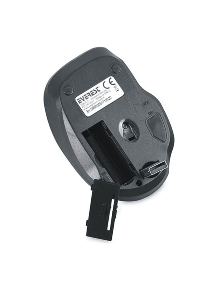 EVEREST SM-803 USB SİYAH KABLOSUZ MOUSE