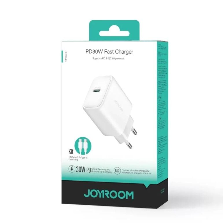 JOYROOM JR-TCF24 PD30W FAST CHARG.+C TO C CABLE 1M