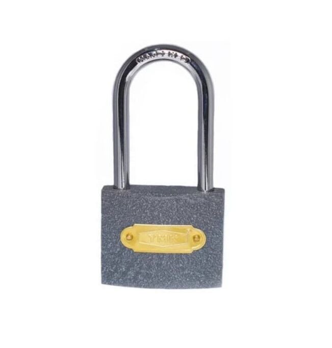 ASMA KİLİT 32MM GRİ DÖKÜM UZUN KANCALI ASMA KİLİT YMK-1232L