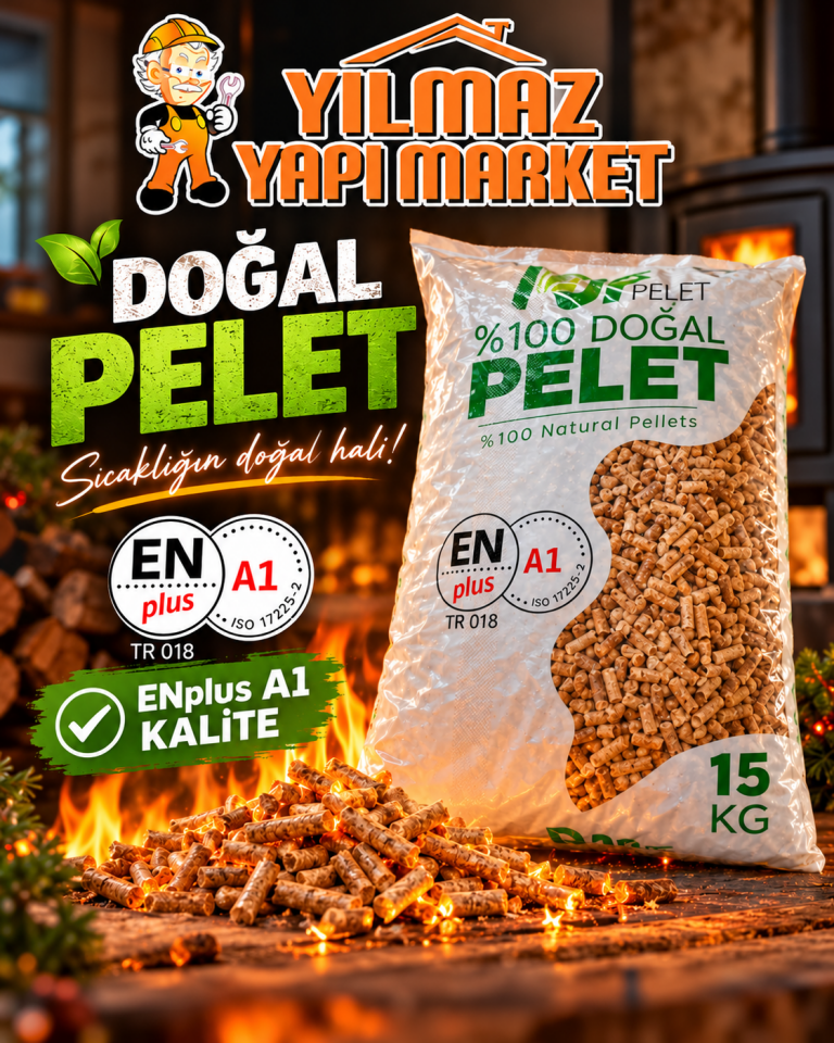 PELET AHŞAP TORBA:15KG
