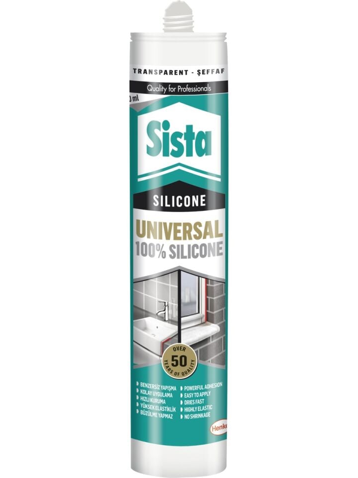 SLİKON SİSTA ŞEFFAF 280ml.