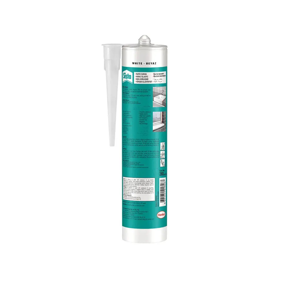 SLİKON SİSTA BEYAZ  280ml