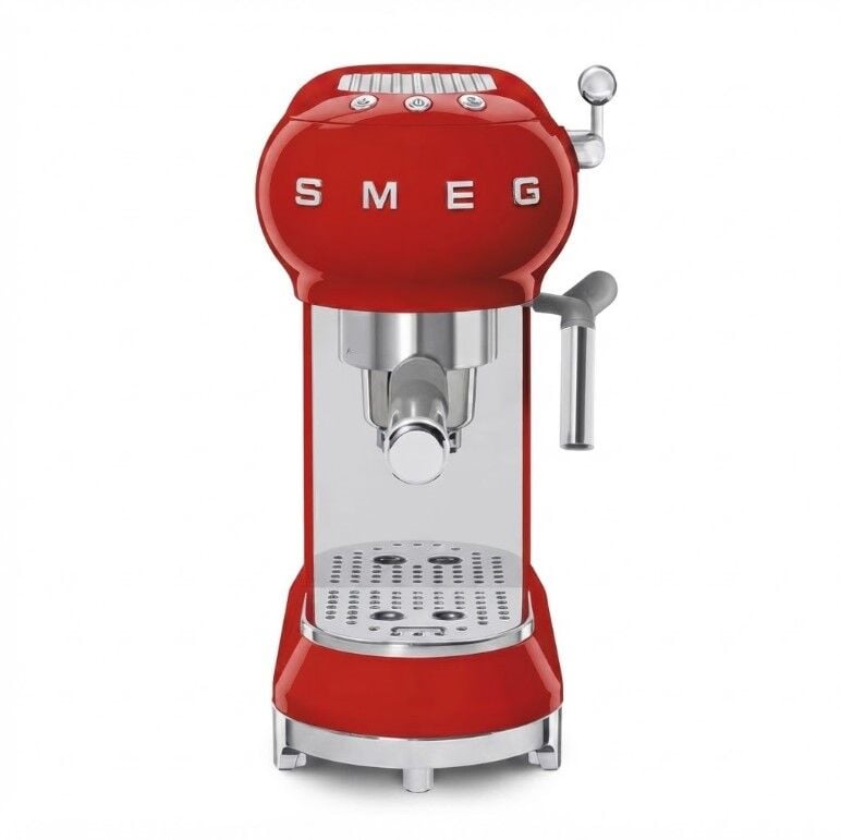 SMEG ECF01CREU ESPRESSO MAH.KIRMIZI
