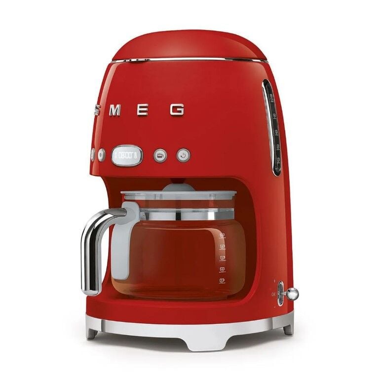 SMEG DCF02RDEU FİLTRE KAHVE MAK.KIRMIZI