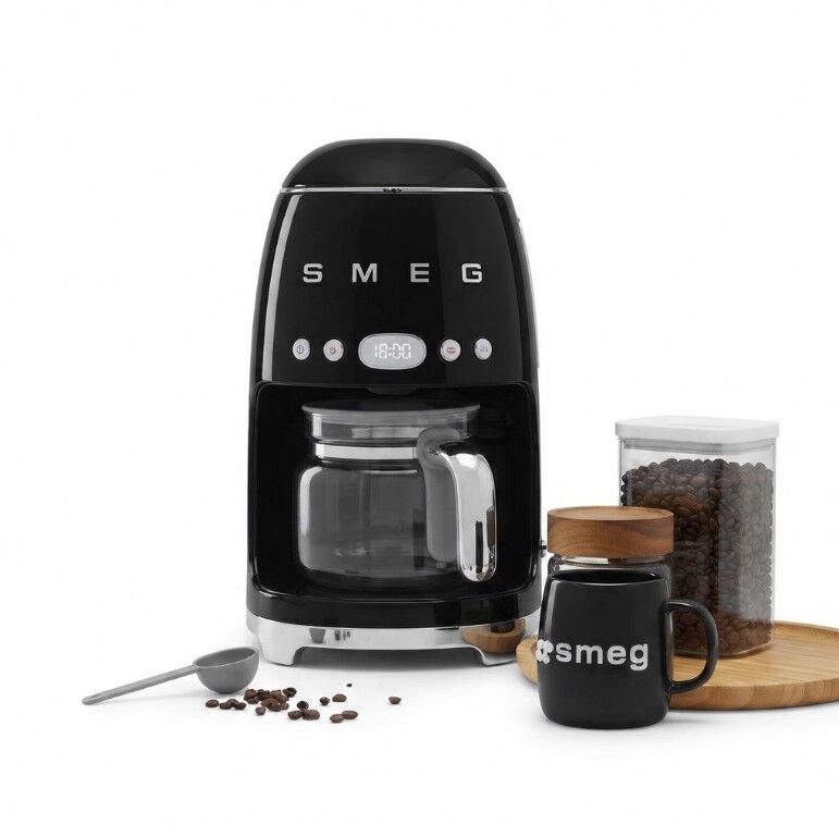 SMEG DCF02BLEU FİLTRE KAHVE MAK.SİYAH