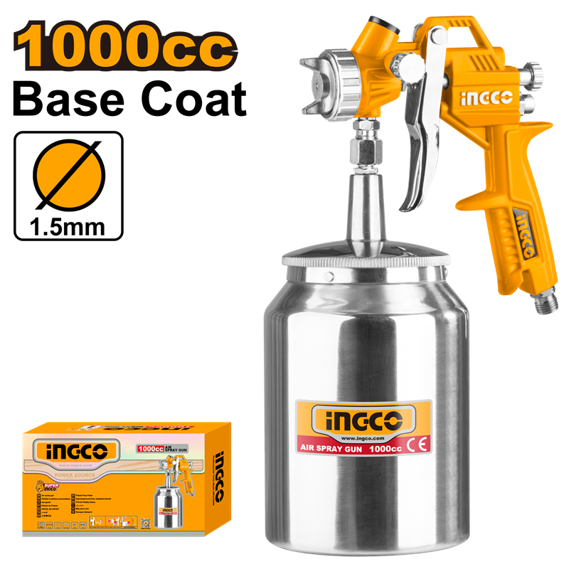 İNGCO ING-ASG3101 BOYA TABANCASI 1000CC ALTTAN DEPO