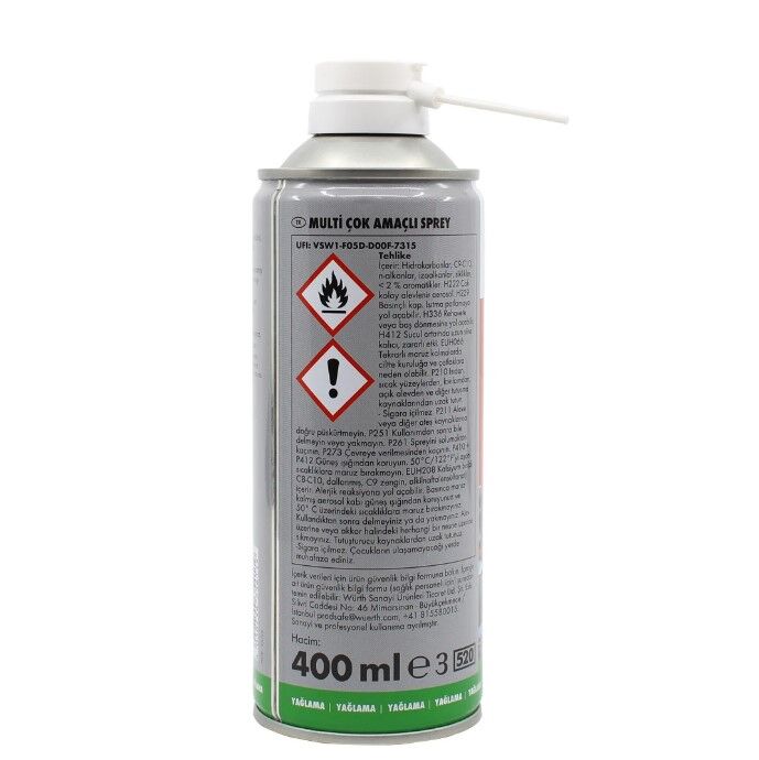WÜRTH MULTİ YAĞLAYICI 400 ML