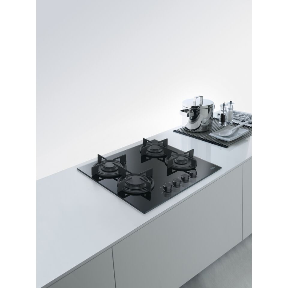FRANKE-OCAK MYTHOS FHCR 604 4GHE BK C BLACK GLASS 106.0374.280