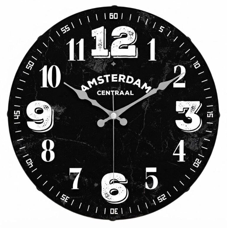 GALAXY D 1950-1 EXCLUSIVE AMSTERDAM 50CM DUVAR SAATİ