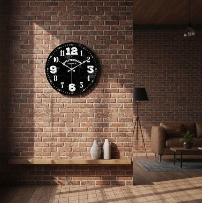GALAXY D 1950-1 EXCLUSIVE AMSTERDAM 50CM DUVAR SAATİ