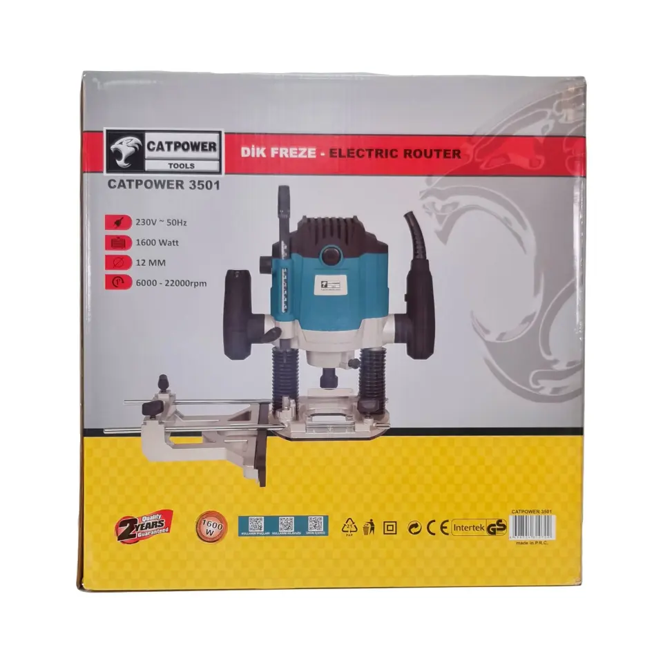 CATPOWER 3501 12MM DİK FREZE 1500W 8-12MM PENS