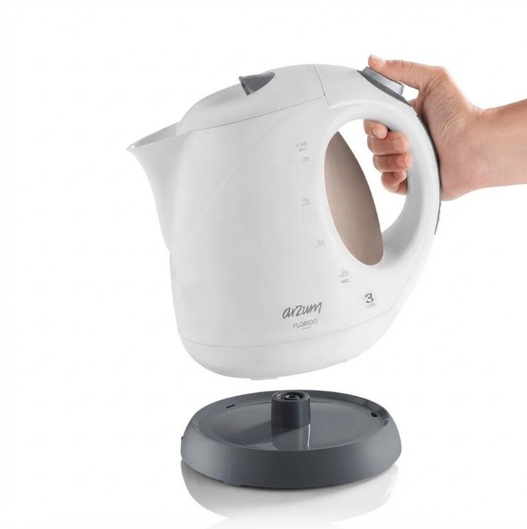 AR3014 ARZUM FLORİDO GİZLİ REZİSTANLI SU ISITICI BEYAZ