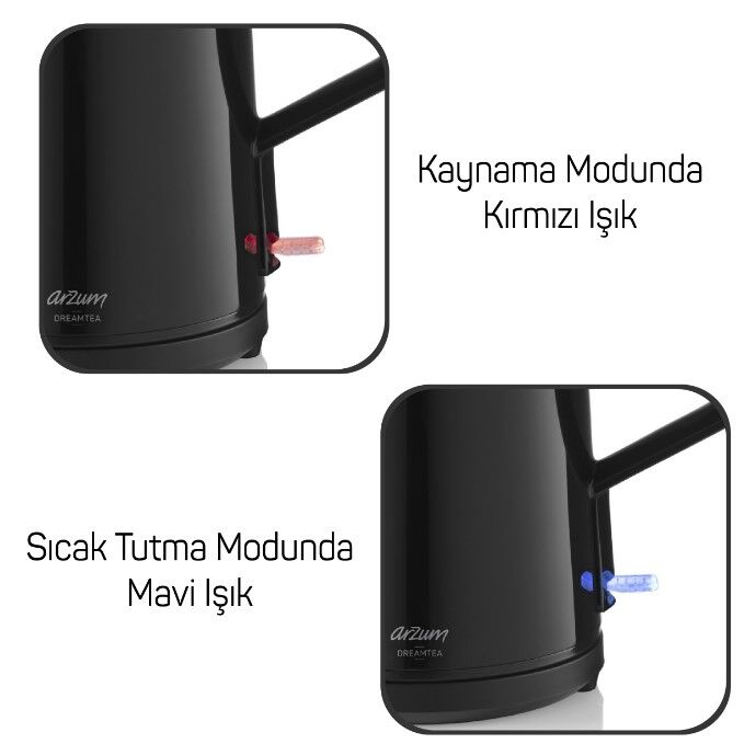AR3134 ARZUM DREAMTEA ÇAY MAKİNESİ SİYAH
