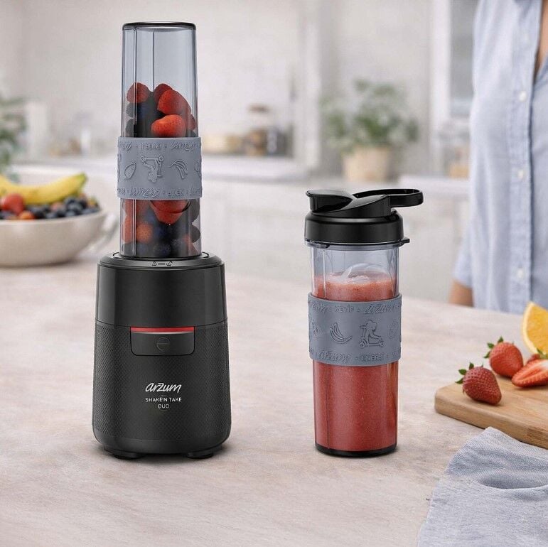 AR-1192-01 ARZUM SHAKE'N TAKE DUO KİŞİSEL BLENDER SİYAH