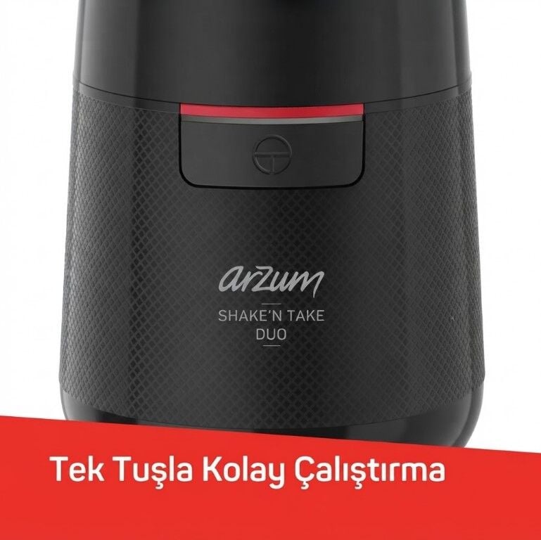 AR-1192-01 ARZUM SHAKE'N TAKE DUO KİŞİSEL BLENDER SİYAH