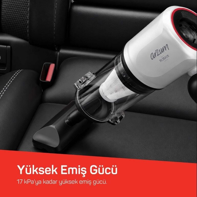 AR4500-17 ARZUM RUSHX 6-IN-1 ARAÇ İÇİ SÜPÜRGE GRİ
