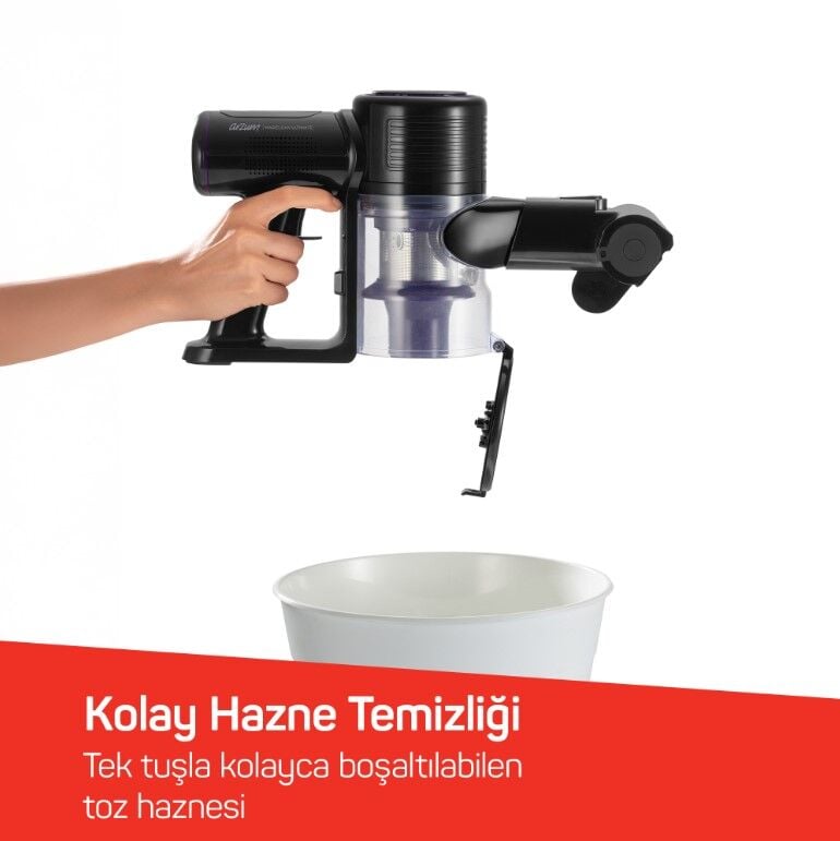 AR4206-M ARZUM MAGICLEAN ULTIMATE DİKEY ŞARJLI SÜPÜRGE MOR