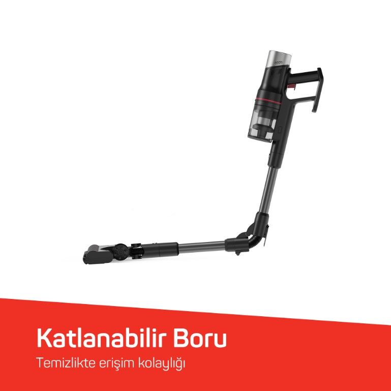 AR4210-01 ARZUM MAGICLEAN HYDROFLEX DİKEY ŞARJLI SÜPÜRGE SİYAH