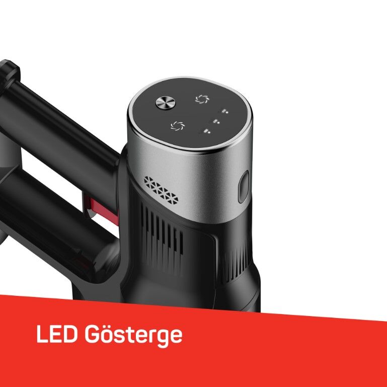 AR4210-01 ARZUM MAGICLEAN HYDROFLEX DİKEY ŞARJLI SÜPÜRGE SİYAH