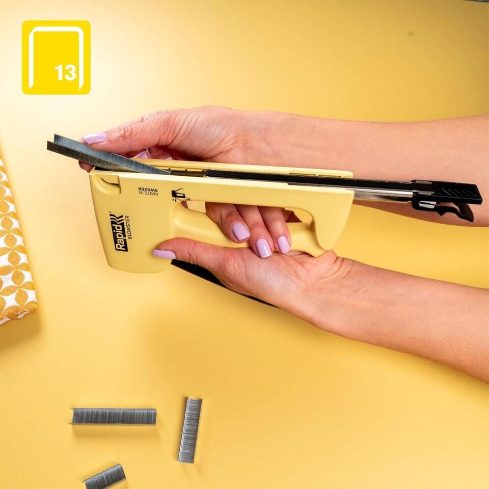 RAPID R13 MEKANİK ZIMBA TABANCASI (LİMON SARISI)