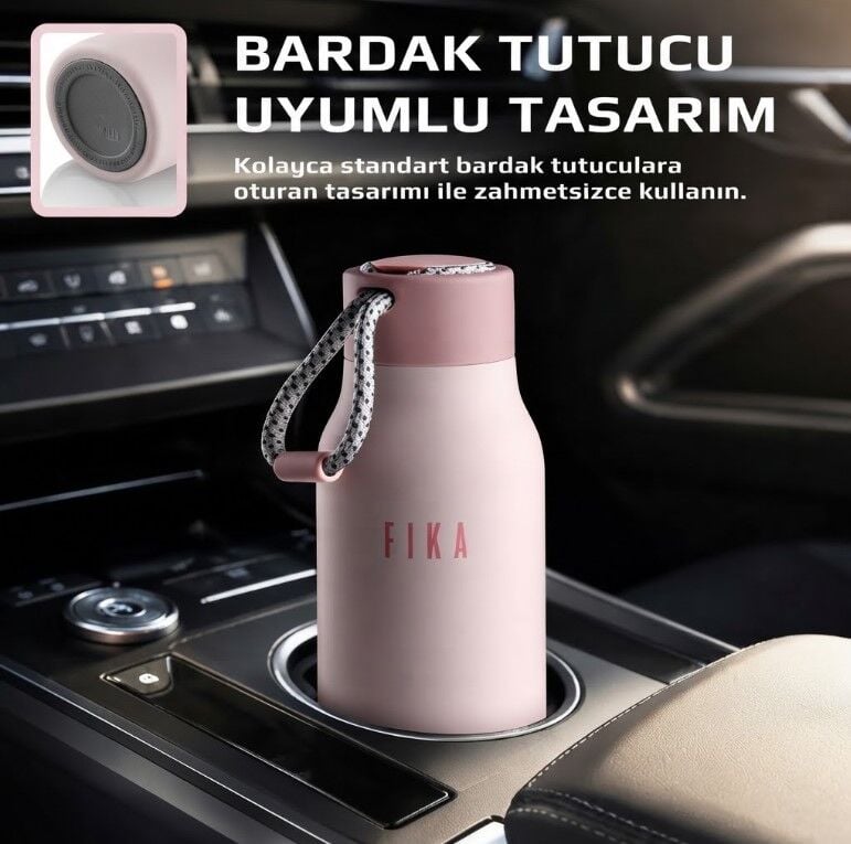ANSAN D-NEOVF0603 FİKA RENTO VAKUMLU TERMOS ŞİŞE 600ML PUDRA