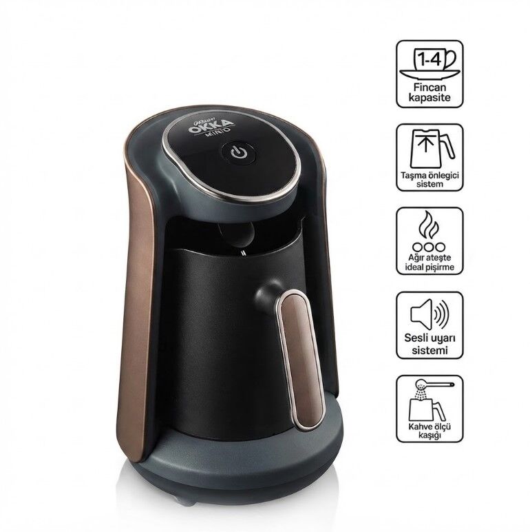 OK004-T ARZUM OKKA MINIO TÜRK KAHVESİ MAKİNESİ TOPRAK