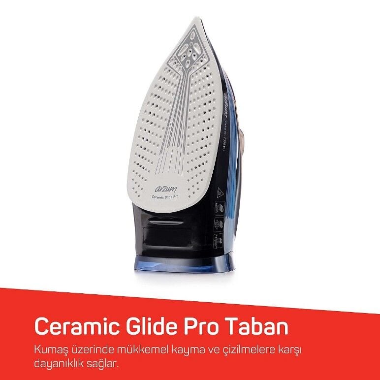 AR6052-16 ARZUM STEAMLUX BUHARLI ÜTÜ MAVİ