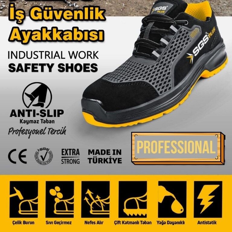 SGS3044 İŞÇİ AYAKKABISI FLEXO S1 NO:44