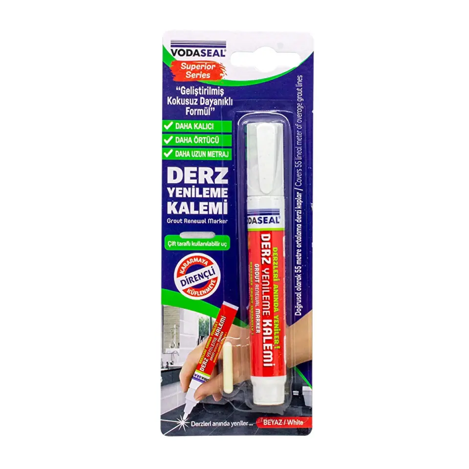 VODASEAL DERZ KALEMİ SÜPER SERİ BEYAZ