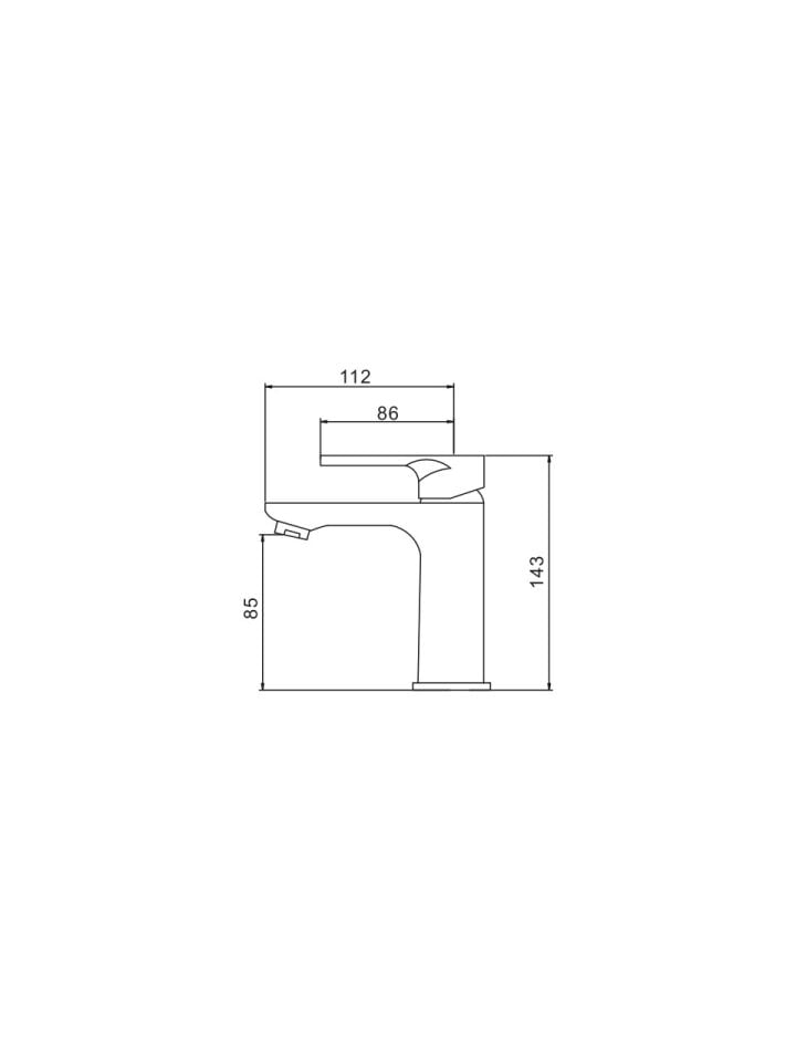 FLEKO MOB LAVABO BATARYASI KROM 1063022