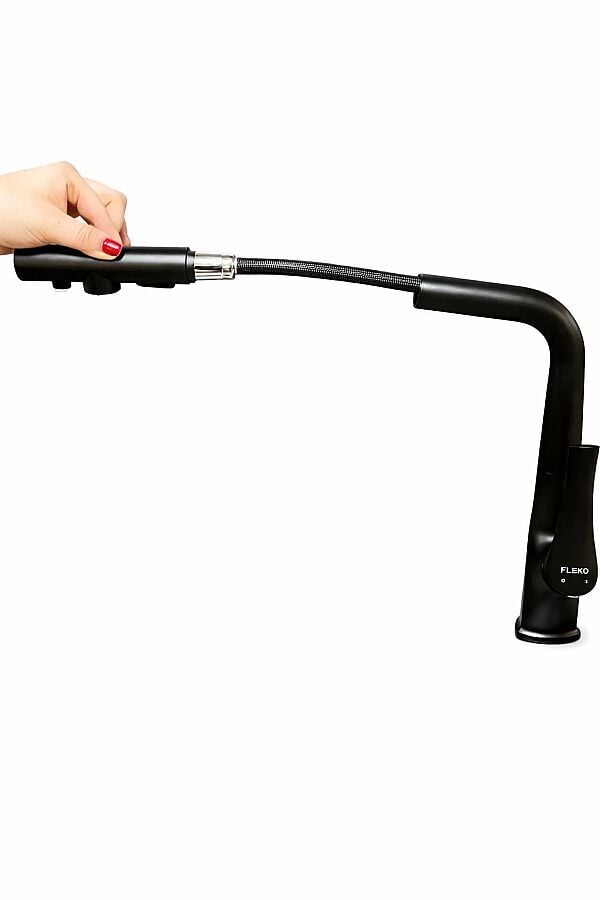 FLEKO MİRANDA BLACK ARITMALI MUTFAK BATARYASI