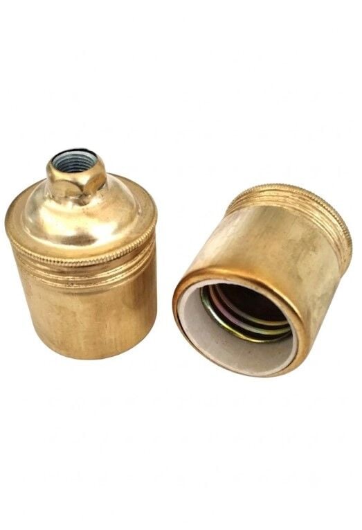 A1121-02 E-27 METAL DÜZ DUY SARI