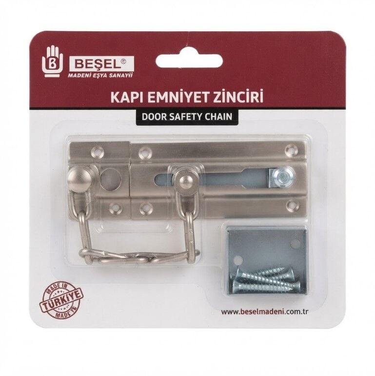 BEŞEL EMNİYET ZİNCİRİ KROM SATEN