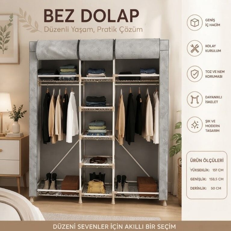 GARDROP PERİLLA PORTY BÜYÜK